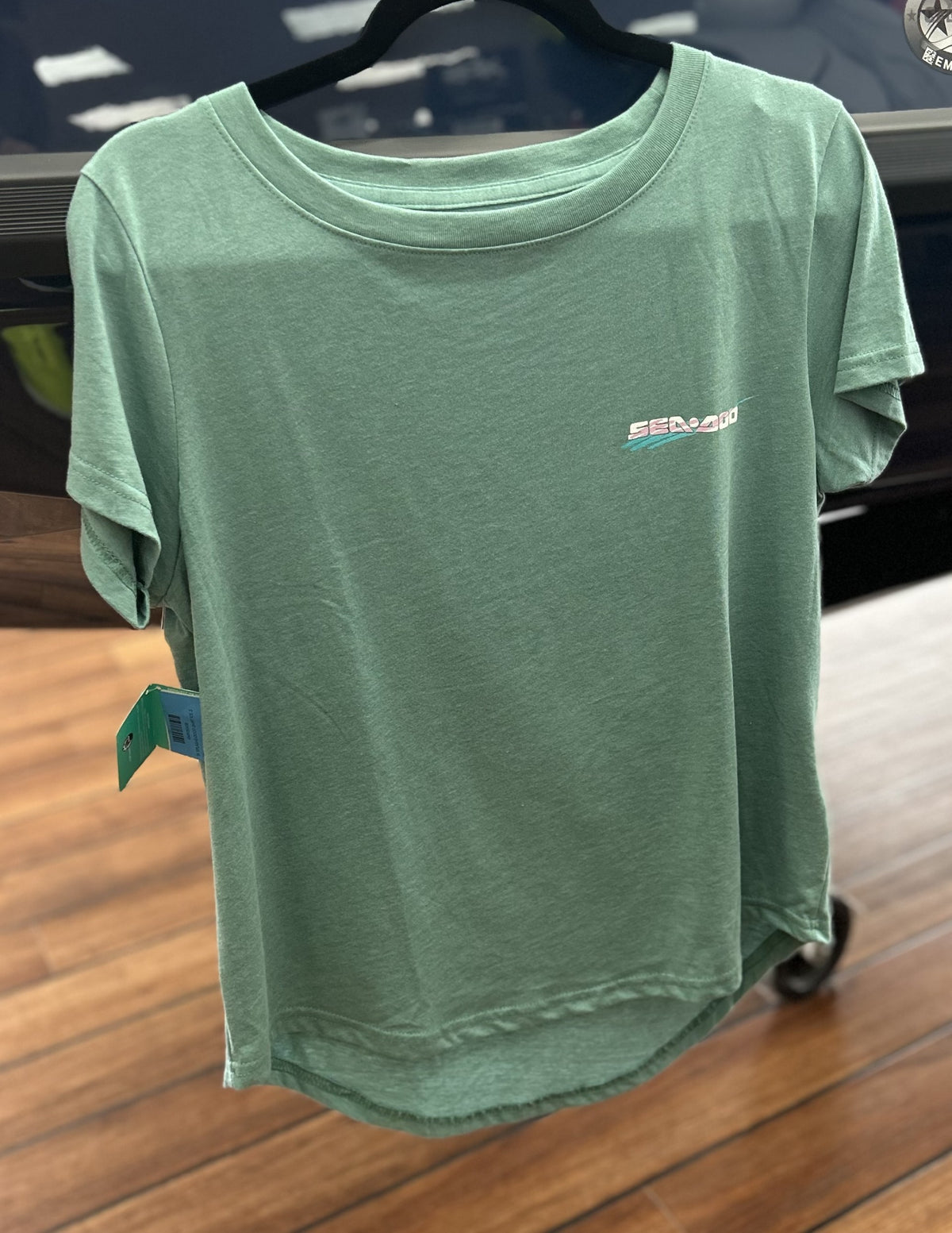 Ladies Splash T-Shirt Ice