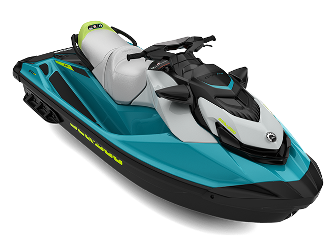 2026 Sea-Doo GTI SE 170 + Tech Package, Audio, iDF, iBR in Teal Blue / Manta Green