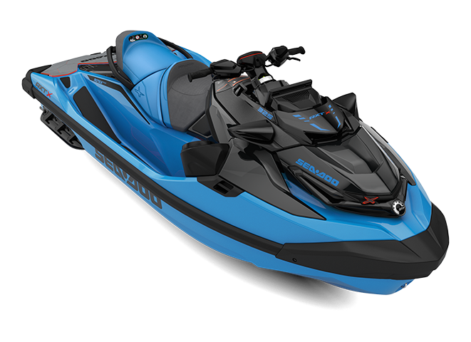 2026 Sea-Doo RXT-X 325 + Tech Package in Gulfstream Blue Premium