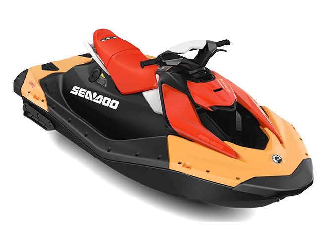 2026 Sea-Doo Spark for 2 60 hp in Sunrise Orange / Dragon Red