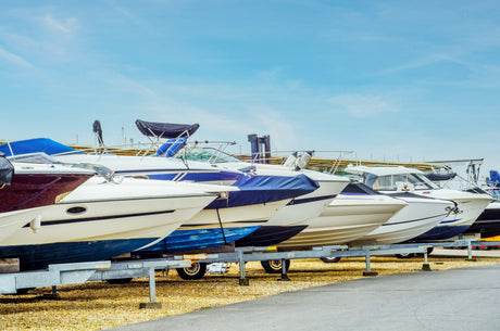 Boats at a marina