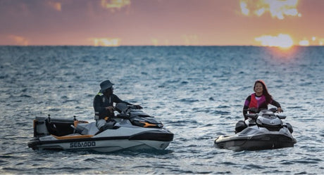 Sea-Doos on the water