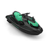 2026 Sea-Doo GTI SE 130 + Tech Package, Audio, iDF, iBR in Eclipse Black / Laguna Green