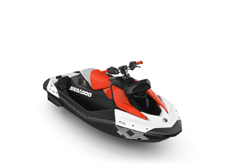 2026 Sea-Doo Spark Trixx for 1 + iBR and Audio in option in Dragon Red / Bright White
