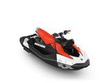 2026 Sea-Doo Spark Trixx for 3 + iBR and Audio in option in Dragon Red / Bright White