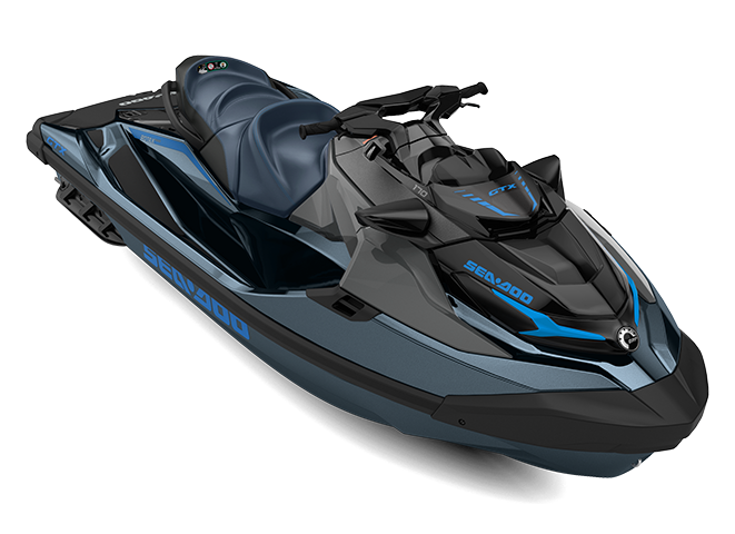 2026 Sea-Doo GTX 300 + Tech Package, Audio, iDF, iBR in Blue Abyss / Gulfstream Blue