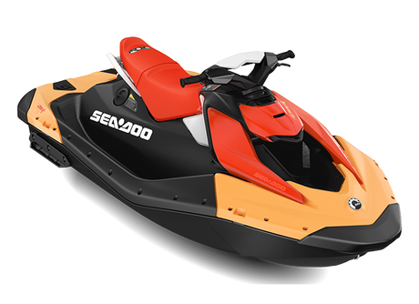 2026 Sea-Doo Spark for 2 60 hp in Sunrise Orange / Dragon Red